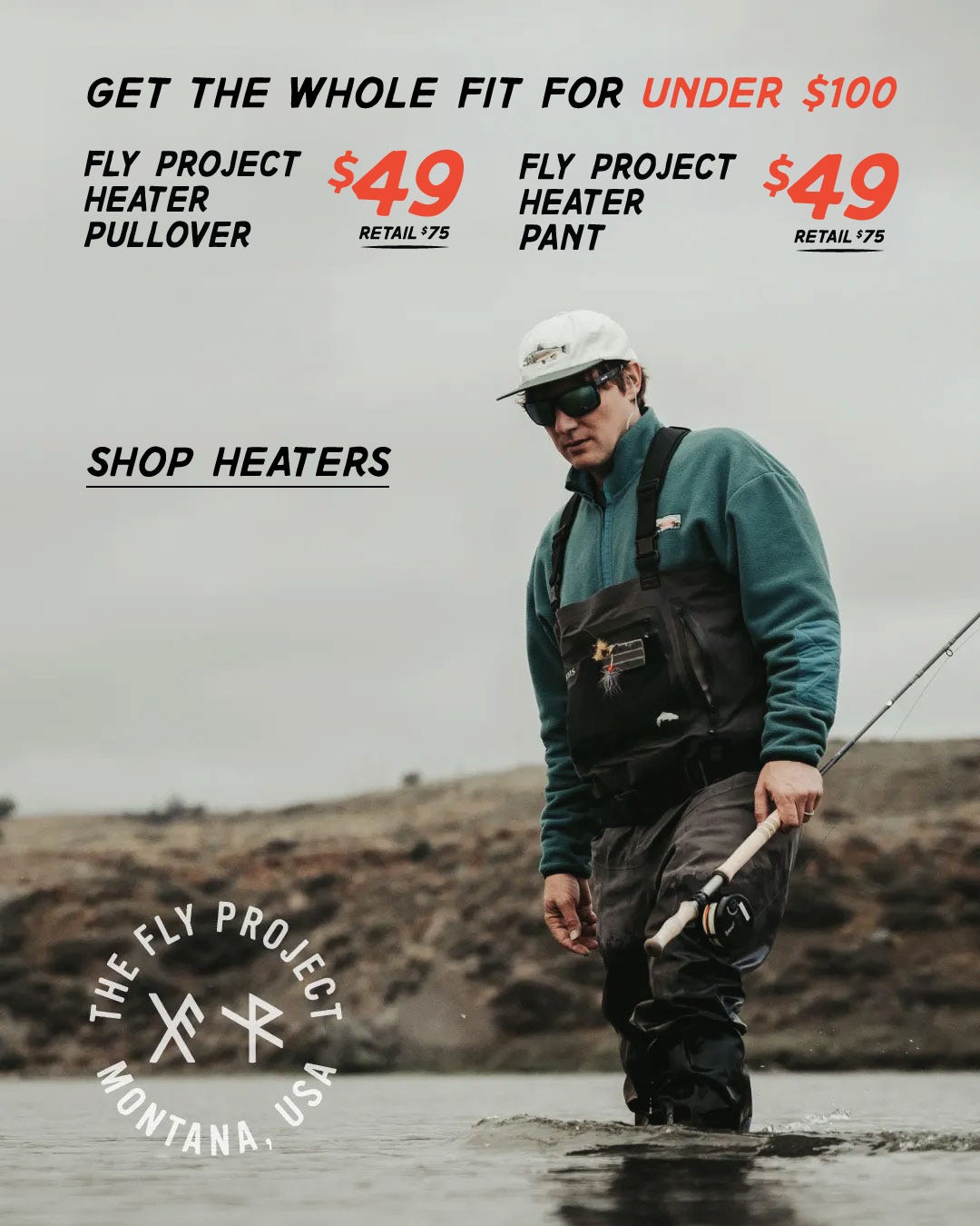 The Fly Project Heater Pullover and Pant, a throwback midlayer by Fly Project. Now $49 Each