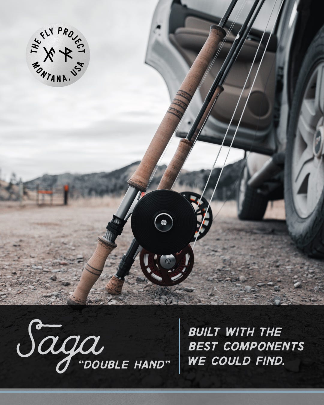 Introducing the Fly Project Saga Double Hand Spey Rod, built with the best components we could find. 
