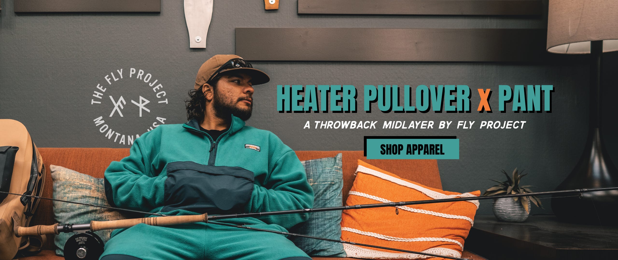 Introducing the Fly Project Heater Pullover and Pant, a throwback midlayer by Fly Project.